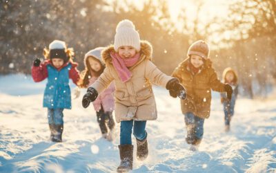 Little Hands Academy Winter Outdoor Play in Hudson & Sudbury, MA